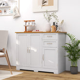 Buffet Sideboard Storage Cabinet with Spacious Table Top