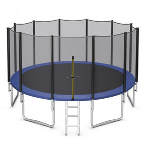 Outdoor Trampoline Combo Bounce Jump with Safety Closure Net Ladder