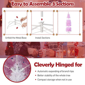 1.83M/2.1M Pre-Lit Artificial Christmas Tree for Decoration