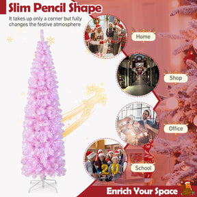 1.83M/2.1M Pre-Lit Artificial Christmas Tree for Decoration