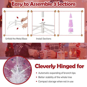 1.83M/2.1M Pre-Lit Artificial Christmas Tree for Decoration