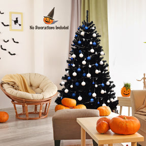1.8 M Artificial Halloween Christmas Tree with Solid Metal Legs for Indoor