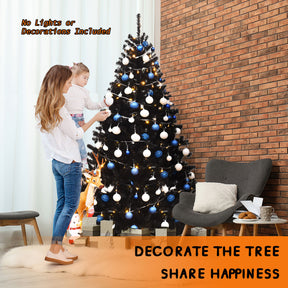 1.8 M Artificial Halloween Christmas Tree with Solid Metal Legs for Indoor