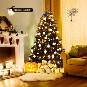 1.8 M Artificial Halloween Christmas Tree with Solid Metal Legs for Indoor