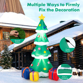 180CM Inflatable Christmas Tree with Gift Boxes & LED Light