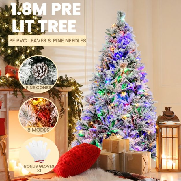 1.8m Christmas Tree with 850 PE PVC Branch Tips for Decor