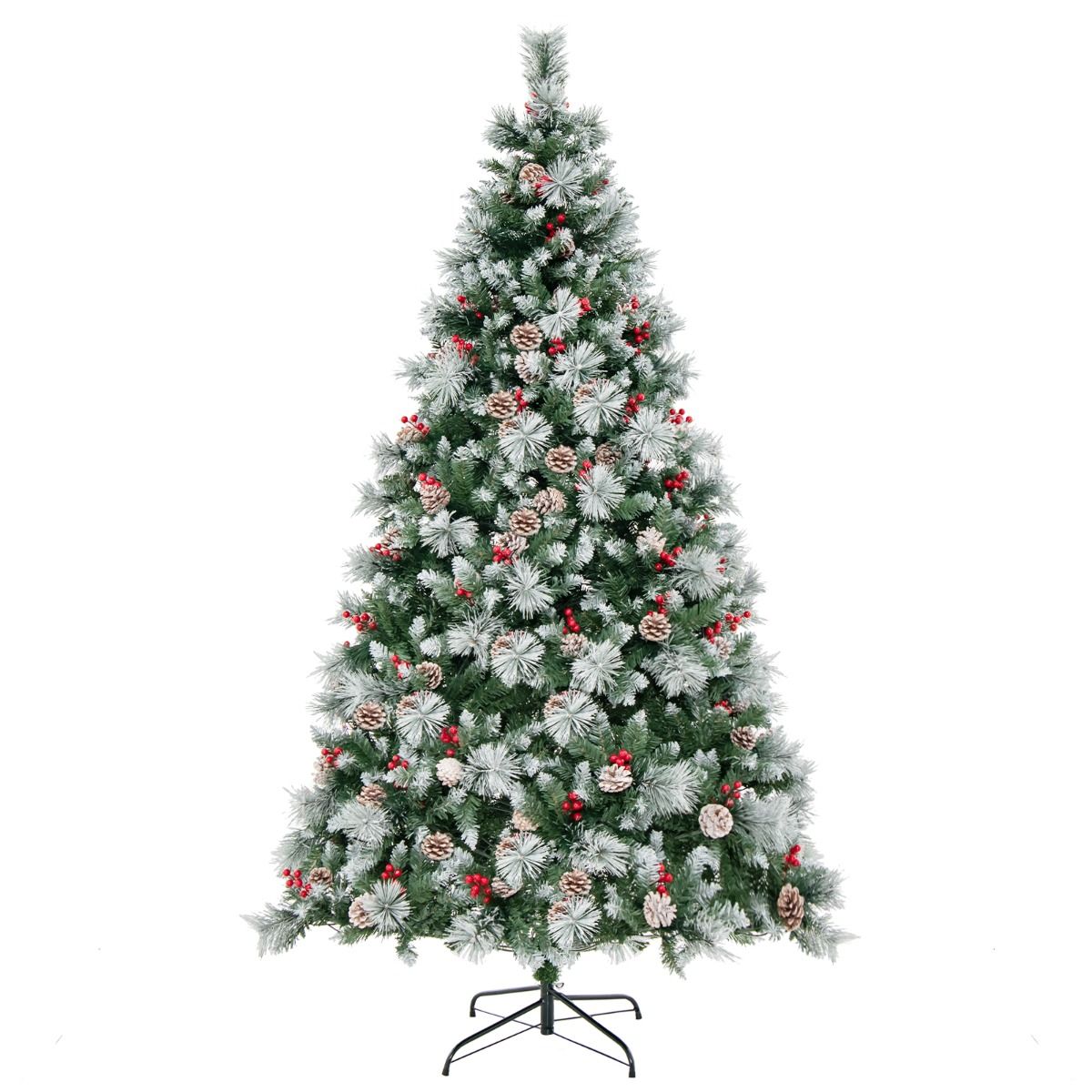 1.85M Pre-Lit Christmas Tree with Pine Needle