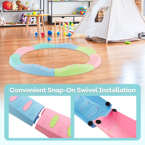 20 Pieces Kids Balance Beam Set with Massage Patterns