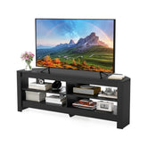 Corner TV Stand with Power Outlet for Living Room and Bedroom