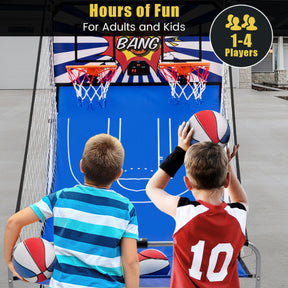 Dual Shot Basketball Arcade Game with 8 Game Modes & Arcade Sound