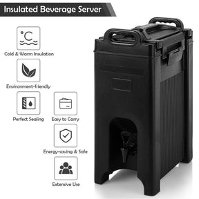 5 Gallon Insulated Beverage Server Dispenser with Sealing Ring