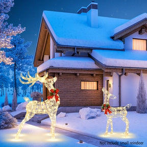 Christmas Lighted Reindeer with 120 LED Bulbs for Indoor and Outdoor