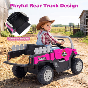 12V Kids Ride on Car with Dual 50W Motors and Remote Control