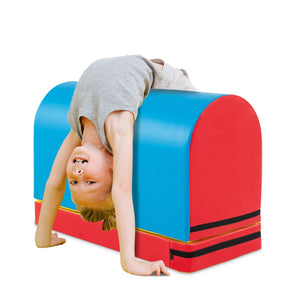 Mailbox Tumbling Aid Trainer Gymnastics Vaulting Box with Detachable Mat