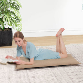 Foldable Floor Chair with Robust Armchair for Watching TV