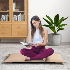 Foldable Floor Chair with Robust Armchair for Watching TV