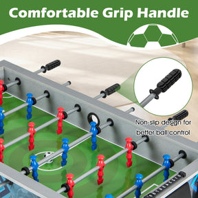 Foosball Table Game Set with 2 Footballs and Smooth Handle