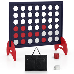 Giant 4-in-a-row Game Set Wooden Jumbo 4-to-Score Game
