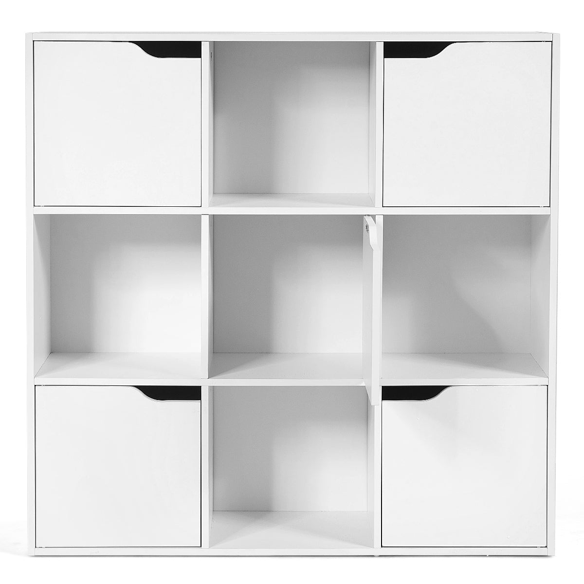 Cube Shelf with 9 Compartments and 5 Magnetic Doors