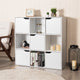 Cube Shelf with 9 Compartments and 5 Magnetic Doors