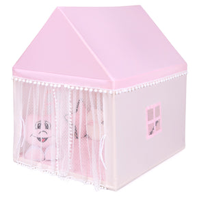 Multipurpose Kids' Playhouse Castle with Solid Wood Frame & Cotton Mat for Boys & Girls