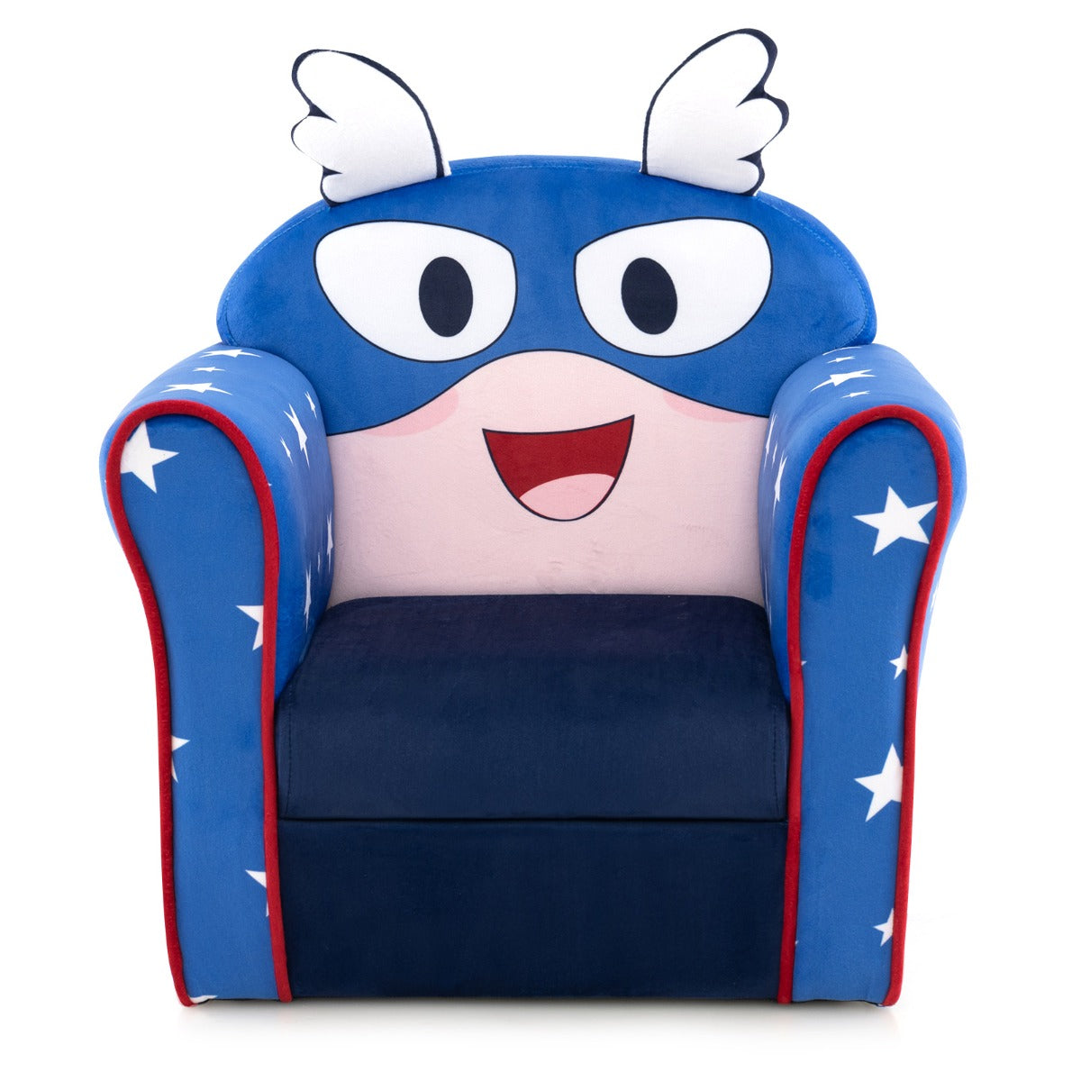 Kids Upholstered Armchair with Cute Cartoon Pattern for 0-5 Years