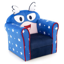 Kids Upholstered Armchair with Cute Cartoon Pattern for 0-5 Years