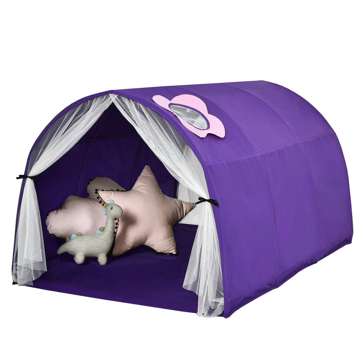 Kids Galaxy Starry Sky Dream Portable Play Tent with Double Net Curtain