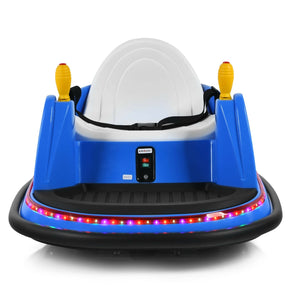6V Kids Ride On Bumper Car 360-Degree Spin Race Toy with Remote Control