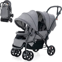 BABY JOY Foldable Tandem Stroller