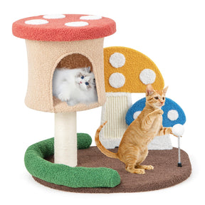 4-Tier Modern Cat Tree Tower for Indoor Cats