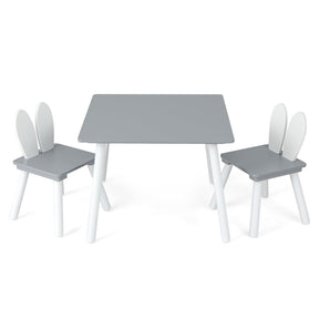 HONEY JOY Kids Table and 2 Chairs Set