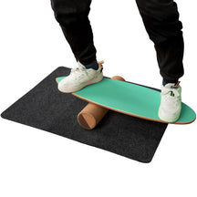 Balance Board Trainer Wobble Board w/Roller & Blanket for Skateboard