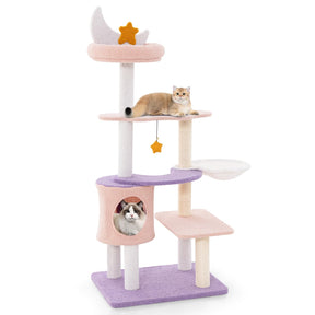4-Tier Modern Cat Tree Tower for Indoor Cats
