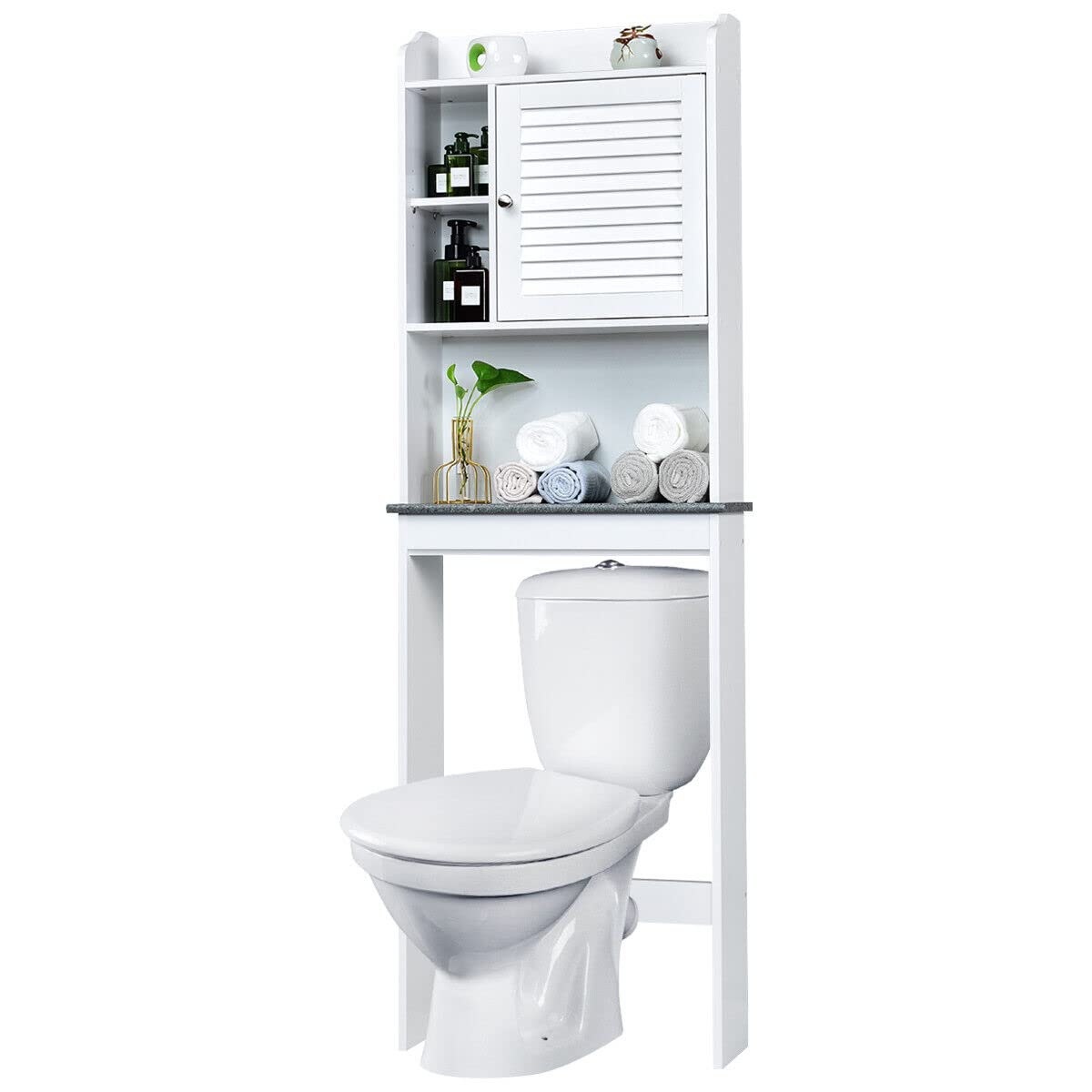 Giantex Bathroom Over-The-Toilet Storage Cabinet