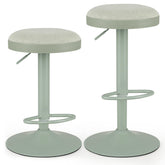 Bar Stools Set of 2, Kitchen Bar Stools w/Height Adjustment