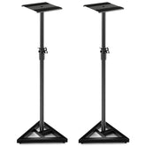 Giantex Adjustable Studio Monitor Stands, Studio Speaker Stands Pair w/Stable Triangular Base