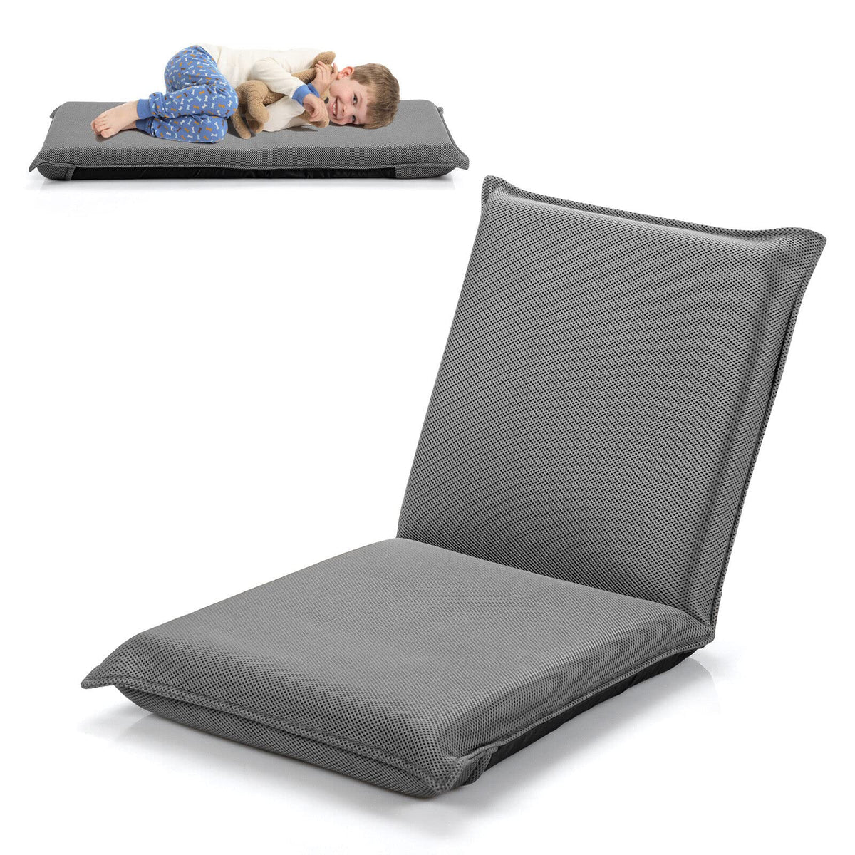 Giantex Floor Chair, Foldable Floor Chair w/Reclining Function