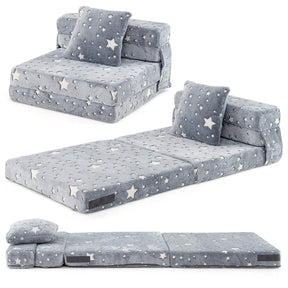 HONEY JOY Glow in The Dark Kids Folding Sofa Bed Floor Mattress