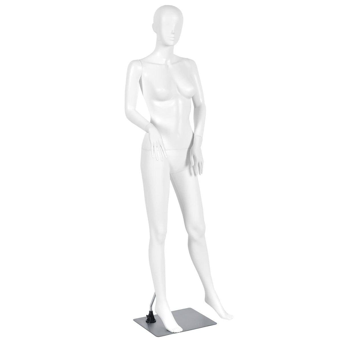 177 cm Female Mannequin, Adjustable & Detachable Manikin with Stable Iron Base