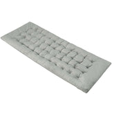 195 x 74 x 7 CM Thickened Recliner Cushion with 4 Fixing Straps, Bed Fixing Pocket
