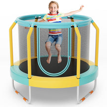 Giantex 48'' Trampoline for Kids, Toddler Trampoline with Safety Enclosure Net
