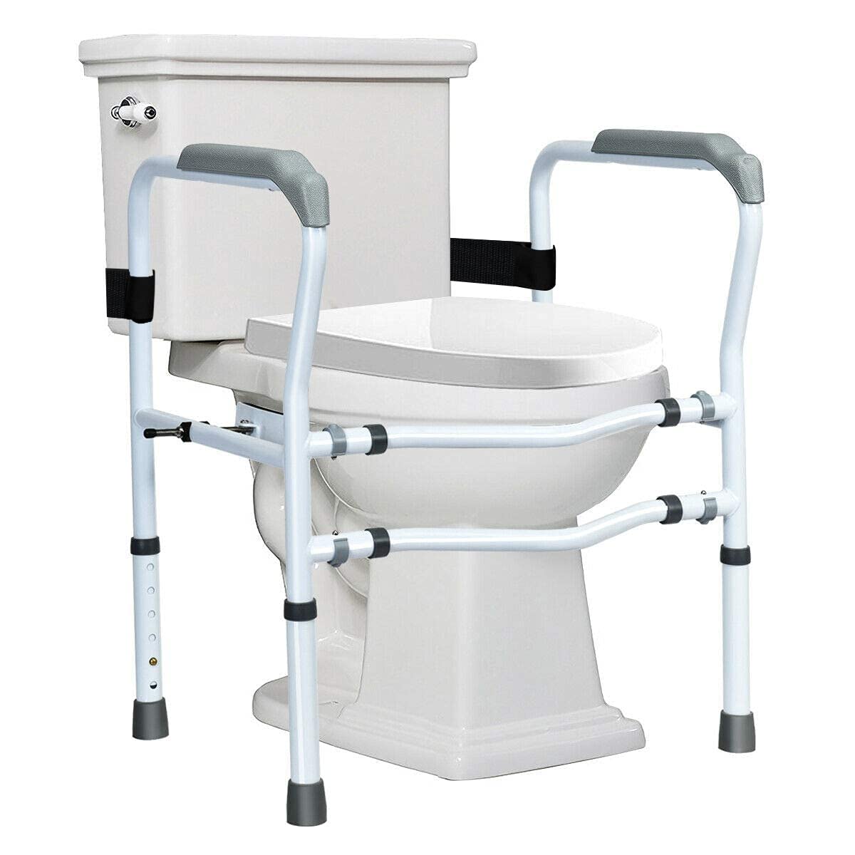 Giantex Toilet Safety Handrail, Upgraded Bathroom Grab Bars