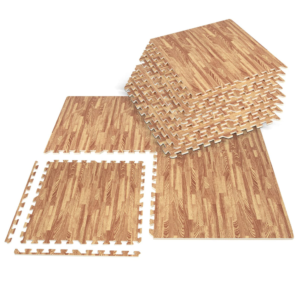 48/96 SQ FT Interlocking Foam Mats, Tiles EVA Floor Mats