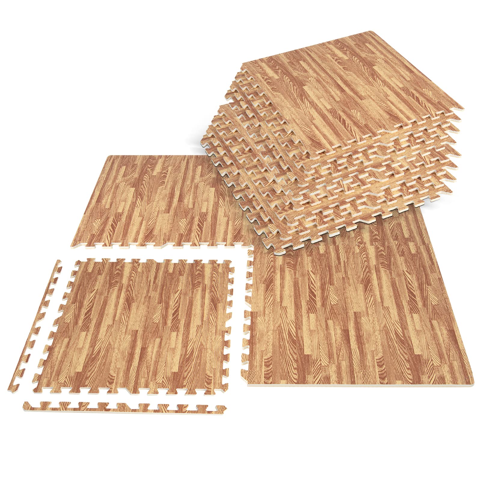 48/96 SQ FT Interlocking Foam Mats, Tiles EVA Floor Mats