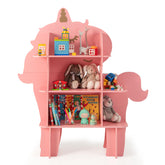 HONEY JOY Bookcase for Kids, 3-Tier Toy Storage Organizer with Open Storage Shelves