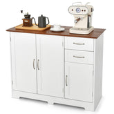Giantex Kitchen Buffet Cabinet, Modern Storage Cabinet with with 2-Door Cabinet and 2 Drawers