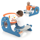 Convertible Kids Activity Table Set with Whiteboard for Kids