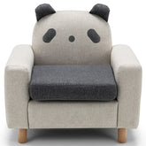 HONEY JOY Kids Sofa, Toddler Chair w/Solid Wood Frame, Thick Cushion, Child Armchair for Play Room