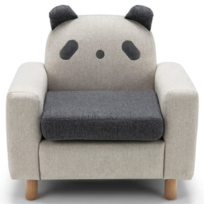 HONEY JOY Kids Sofa, Toddler Chair w/Solid Wood Frame, Thick Cushion, Child Armchair for Play Room